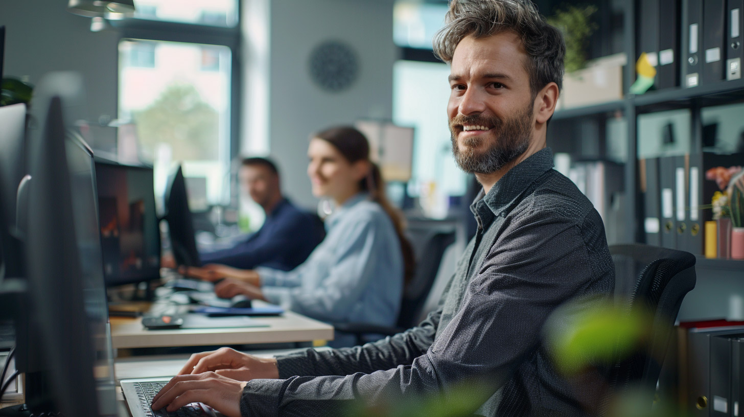 Professional IT technician providing expert computer repair and technical support services